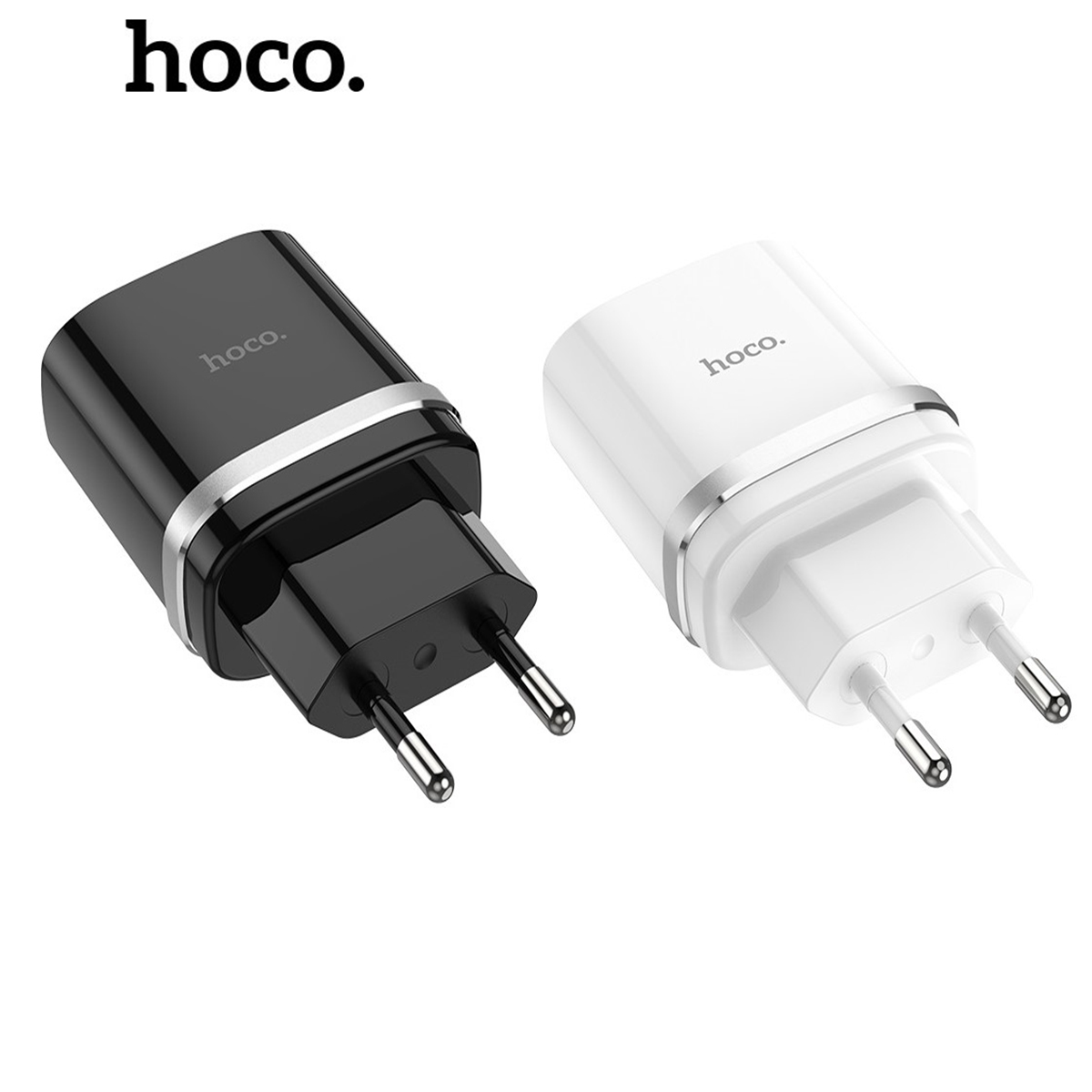 Củ sạc nhanh 18W Hoco C12Q cổng USB, QC3.0 cóc sạc dùng cho iPhone, iPad, Android - Chính hãng