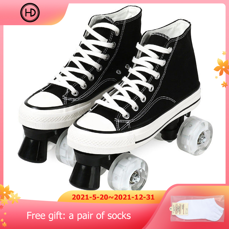Giày trượt patin chuyên nghiệp dành cho người lớn, giày trượt patin hàng đôi bốn, xe lăn hàng đôi dành cho người lớn, sân trượt băng đặc biệt