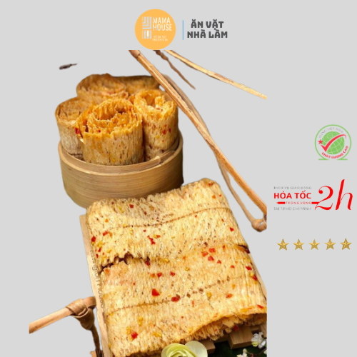 Mực cán tẩm gia vị nguyên con loại 1 ngon vị đậm đà - đồ ăn vặt nhà làm