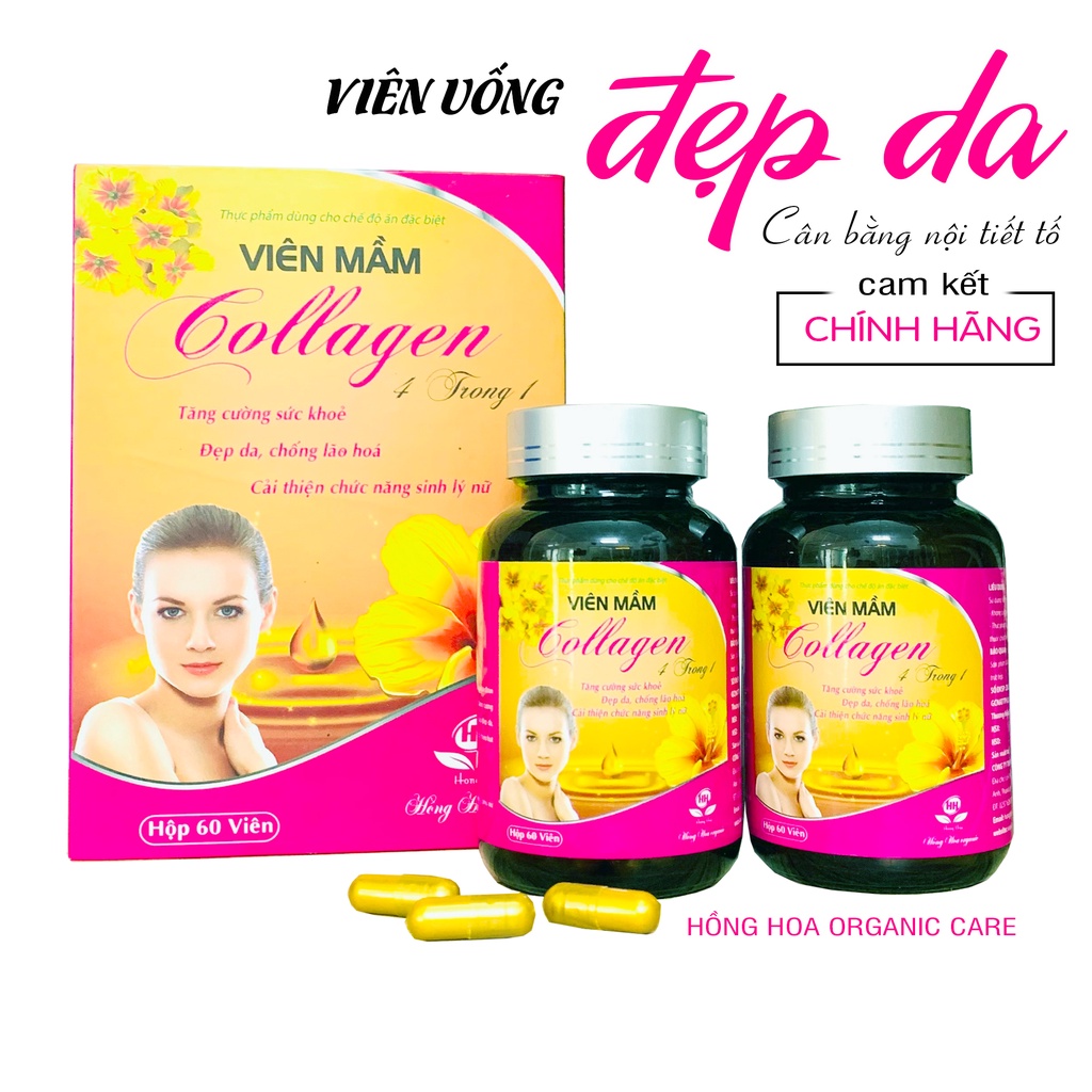 Viên Mầm Collagen - Hồng Hoa Organic Care