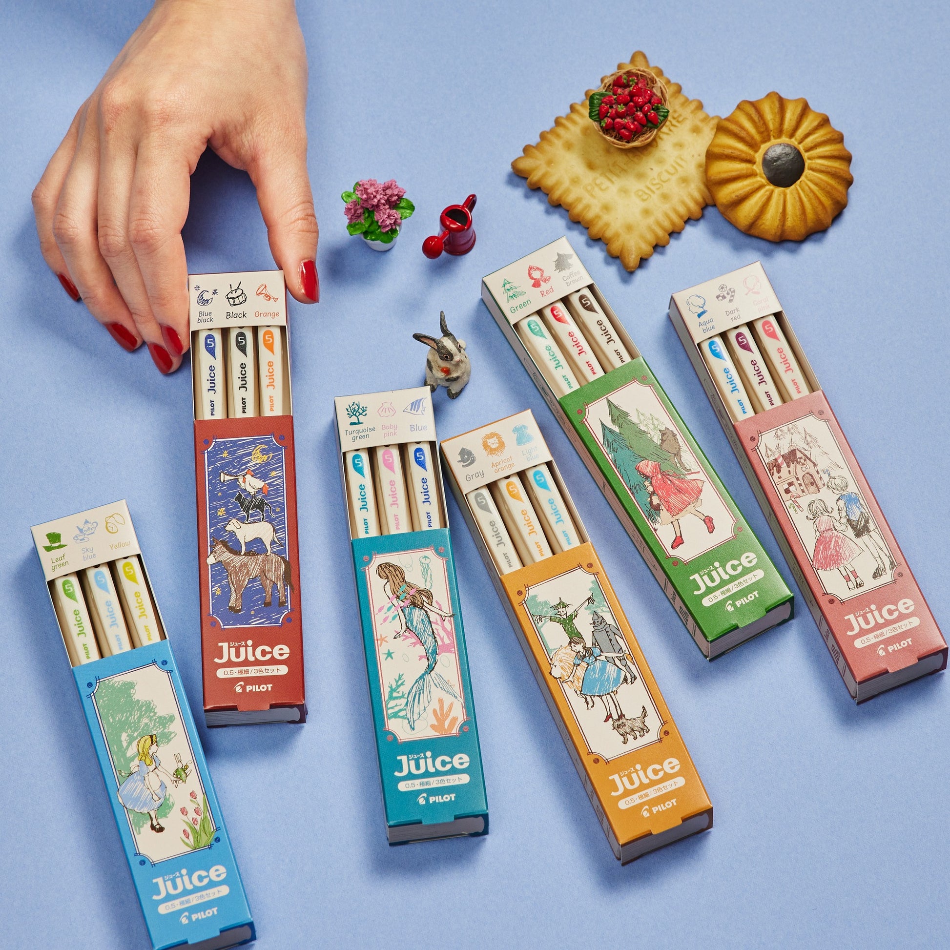 Bút bi gel Pilot Juice phiên bản Fairy tale series cỡ 05