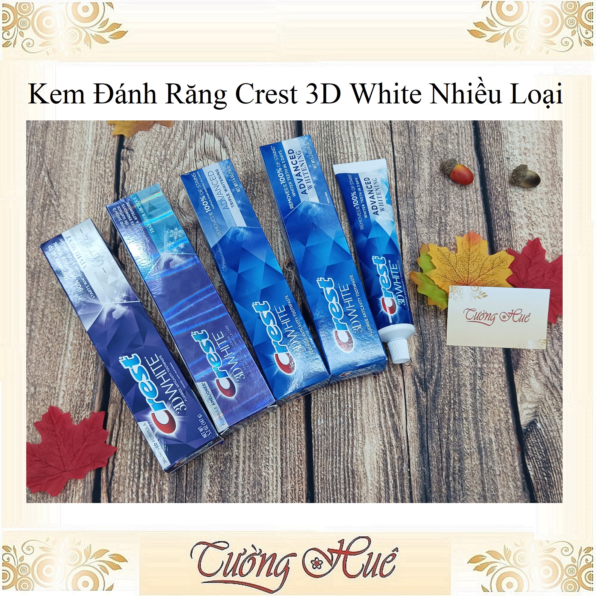 Kem đánh răng Crest 3D White Nhiều Loại