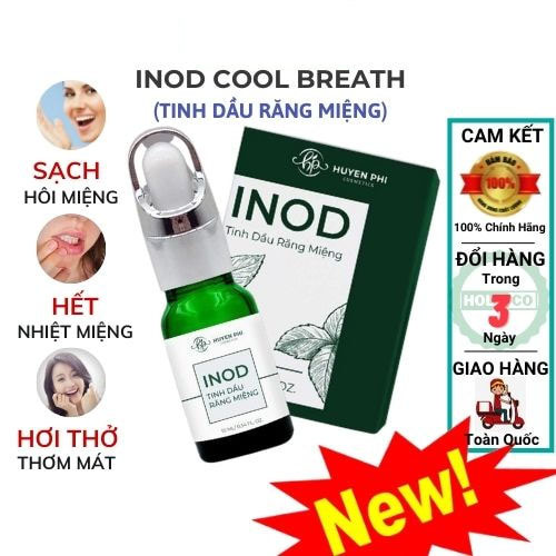 Tinh dầu hôi miệng inod huyền phi, serum hôi miệng chính hãng - sạch hôi miệng