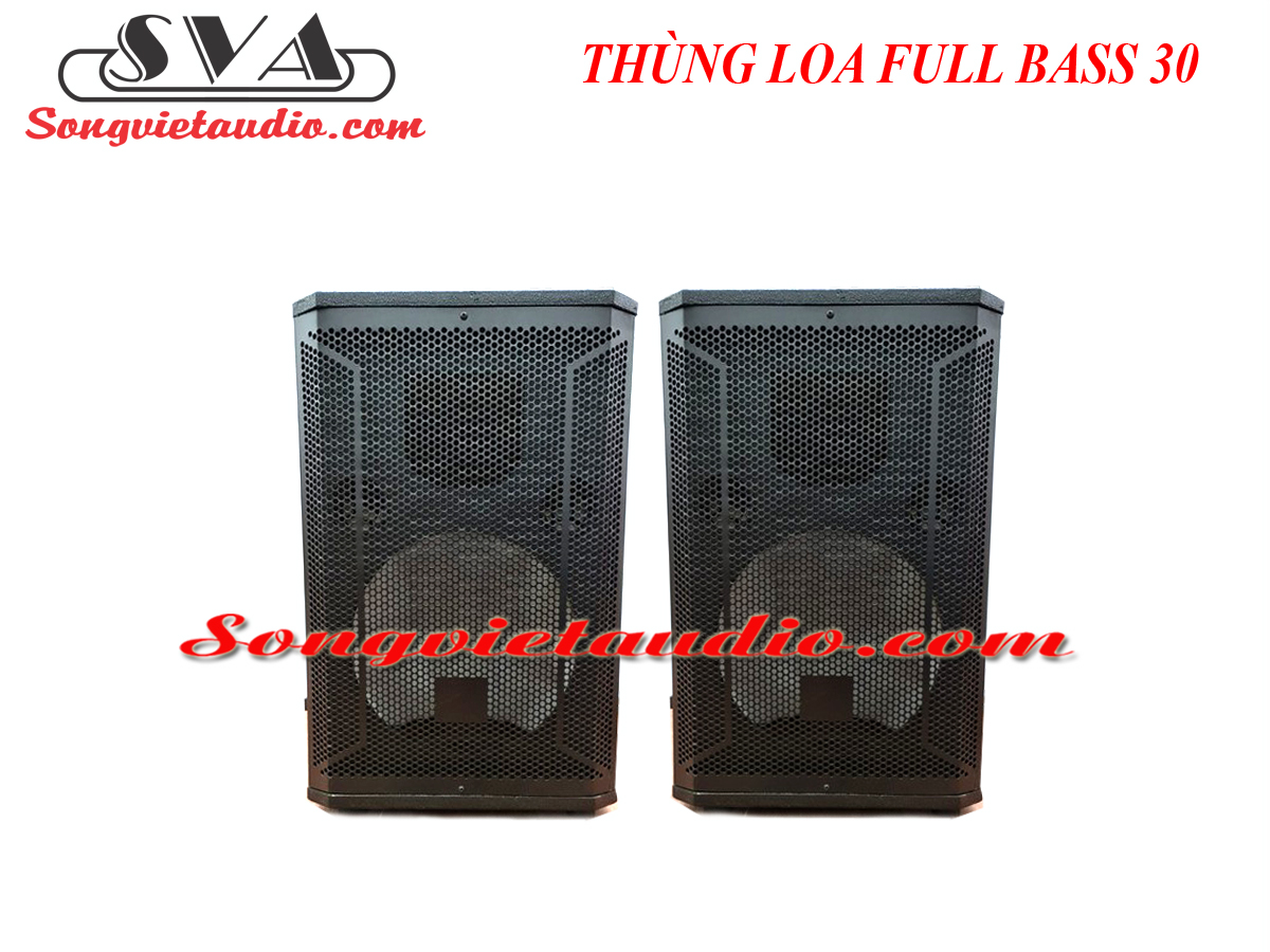 VỎ THÙNG LOA FULL BASS 30 - 1 CẶP