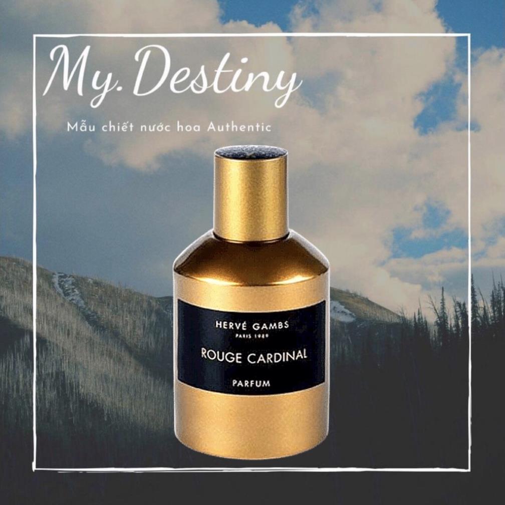 🖤 nước hoa dùng thử herve gambs paris rouge cardinal test 10ml/20ml _mʏ.dᴇsᴛɪɴʏ