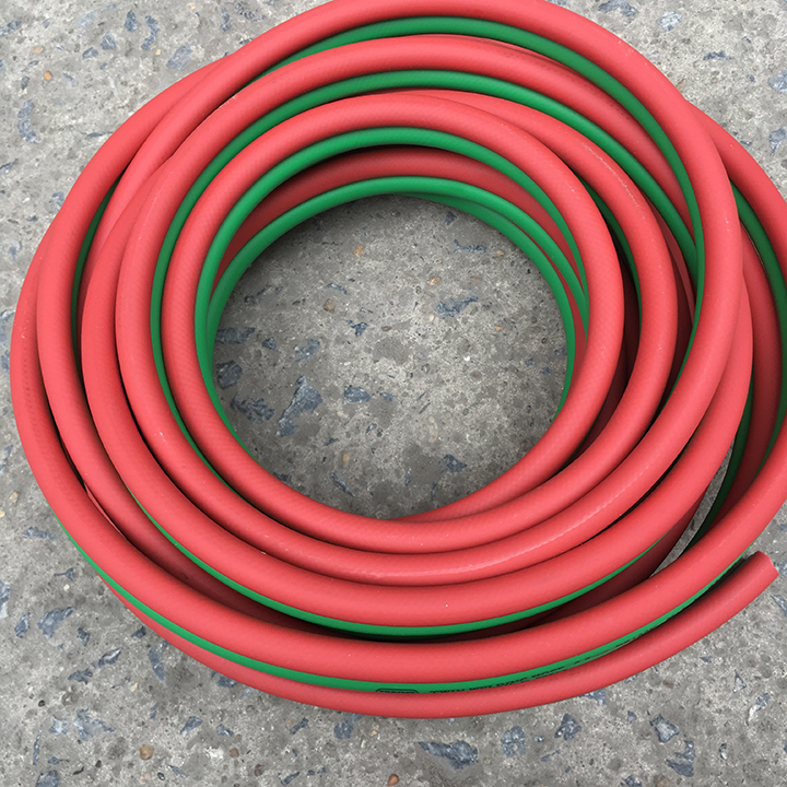 Dây hơi đôi dẫn khí oxy gas đường kính trong 8mm hàn cắt gió đá - Dây hơi đôi oxy gas phi 8
