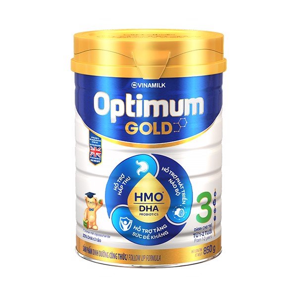 Sữa bột optimum gold 3 850g