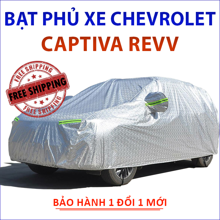 Bạt phủ xe ô tô 7 chỗ Chevrolet Captiva Revv cao cấp 3 lớp che nắng mưa bụi bẩn chống trầy xước