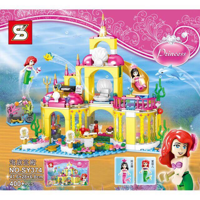 Đồ chơi lắp ráp lego Friend lâu đài công chúa của nàng tiên cá Ariel