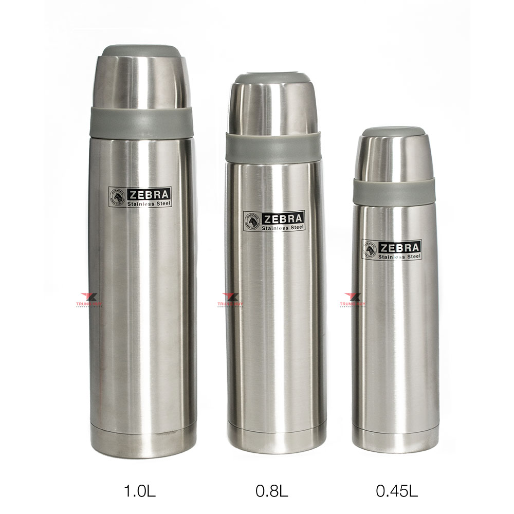 Bình giữ nhiệt inox zebra thái lan 450ml - 800ml - 1000ml - 112953 - 112954 - 112959