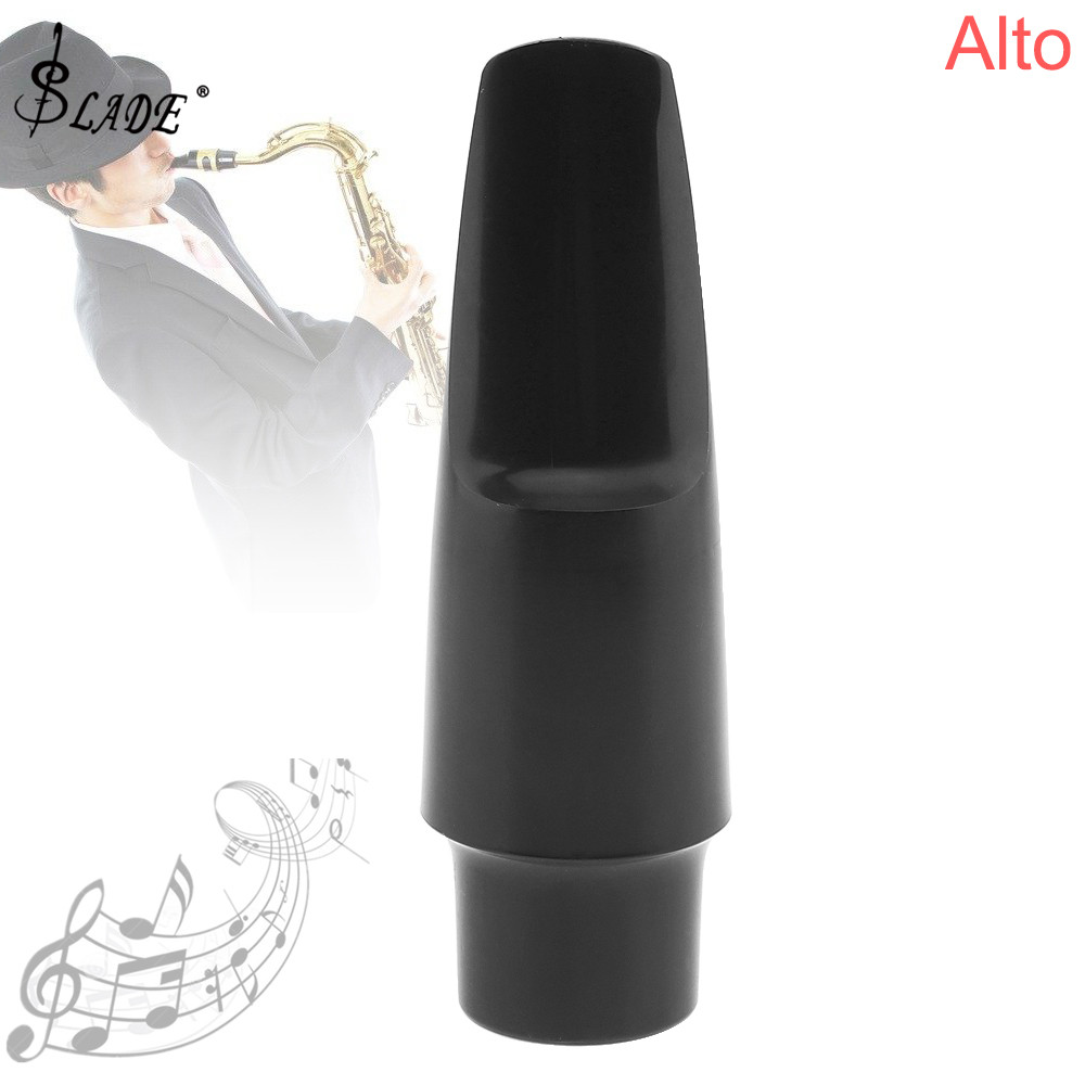 SLADE ống ngậm kèn màu đen bằng nhựa bakelite chất lượng âm thanh tốt cho Alto Saxophone - INTL