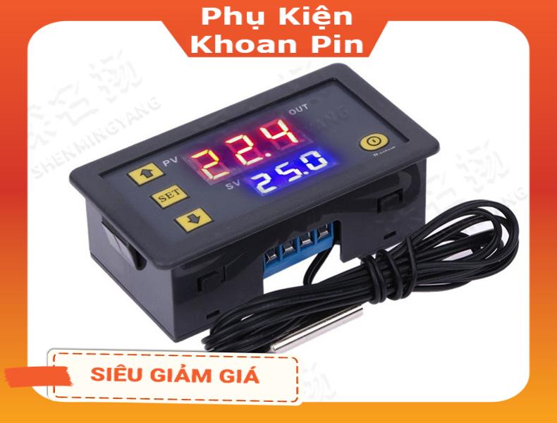 Điều khiển nhiệt độ kỹ thuật số w3230 cảm biến nhiệt dc 12v / 24v 20a ac 110v-220v 10a