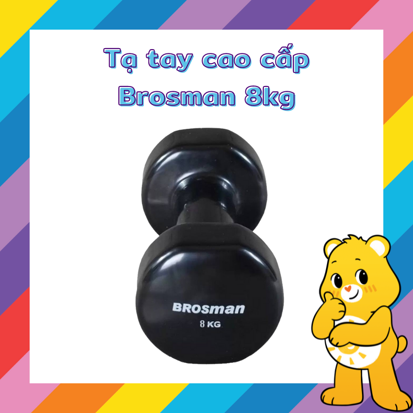 Tạ tay tập gym cao cấp Brosman 8kg