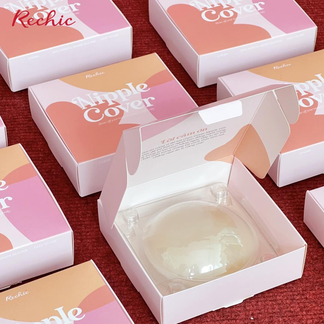 RECHIC Nipple Cover - Miếng dán ngực Silicon nhiệt tự thân