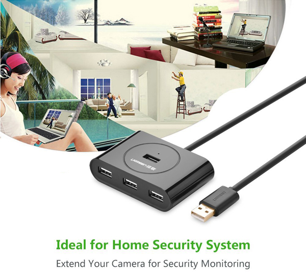Hub usb ugreen 4 cổng 2.0 20212 - ugreen 20212