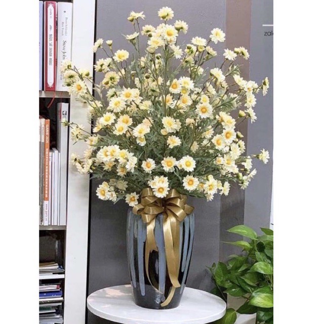 Hoa cúc hoạ mi giả - Cúc họa mi cành dài 75 cm hàng nhập khẩu cao cấp (loại 1)