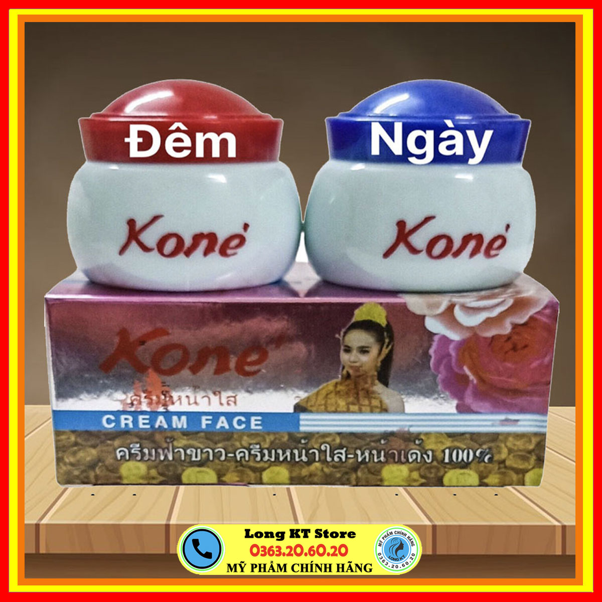 [Koné]Bộ đôi kem dưỡng da ngừa nám kone Thái lan ngày và đêm bán chạy