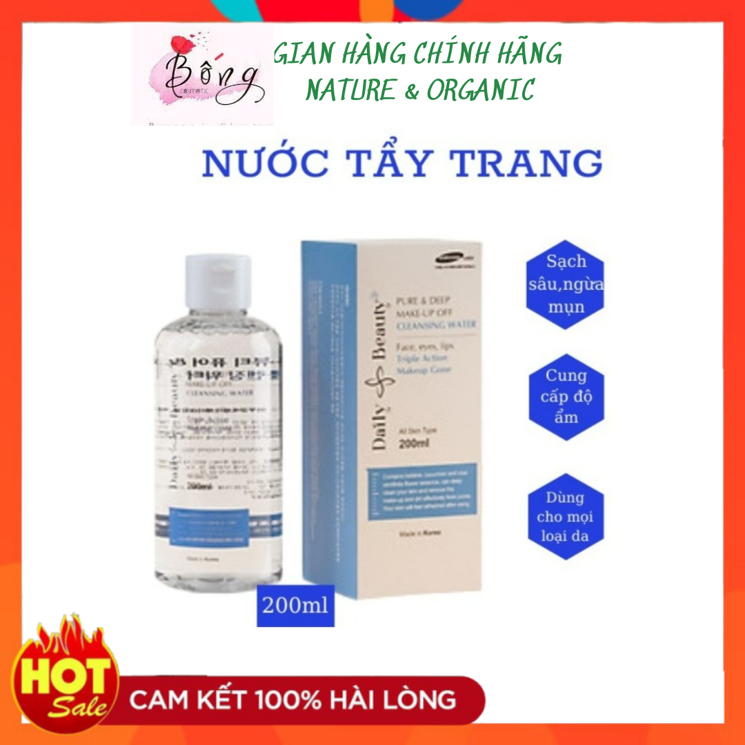Nước tẩy trang R&B Daily Beauty Pure & Deep Make-up Off Cleansing Water