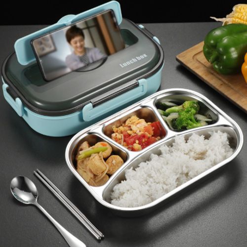 Khay cơm inox 304 an toàn giữ nhiệt của Hàn Quốc