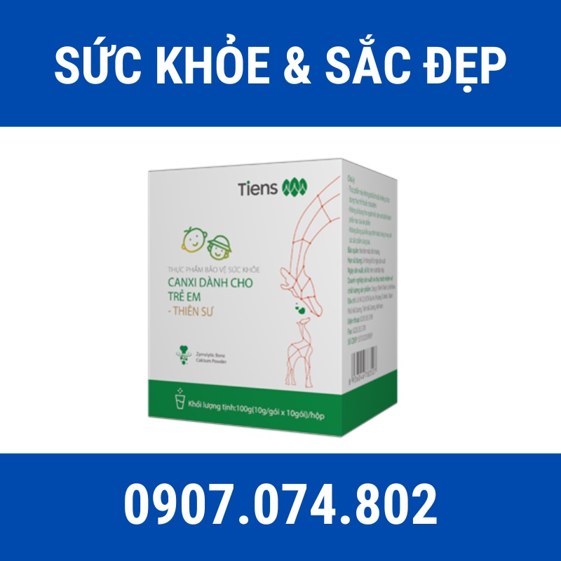 Canxi Thiên Sư Tiens dành cho trẻ em - Thiên Sư – 10 gói/hộp