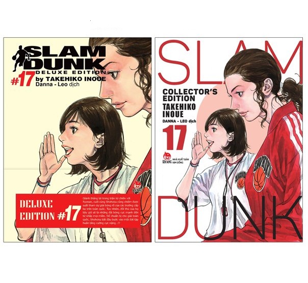 Truyện tranh - slam dunk - deluxe edition tập 7 8 9 14 15 16 , 2 bìa tặng kèm poster và clearfil