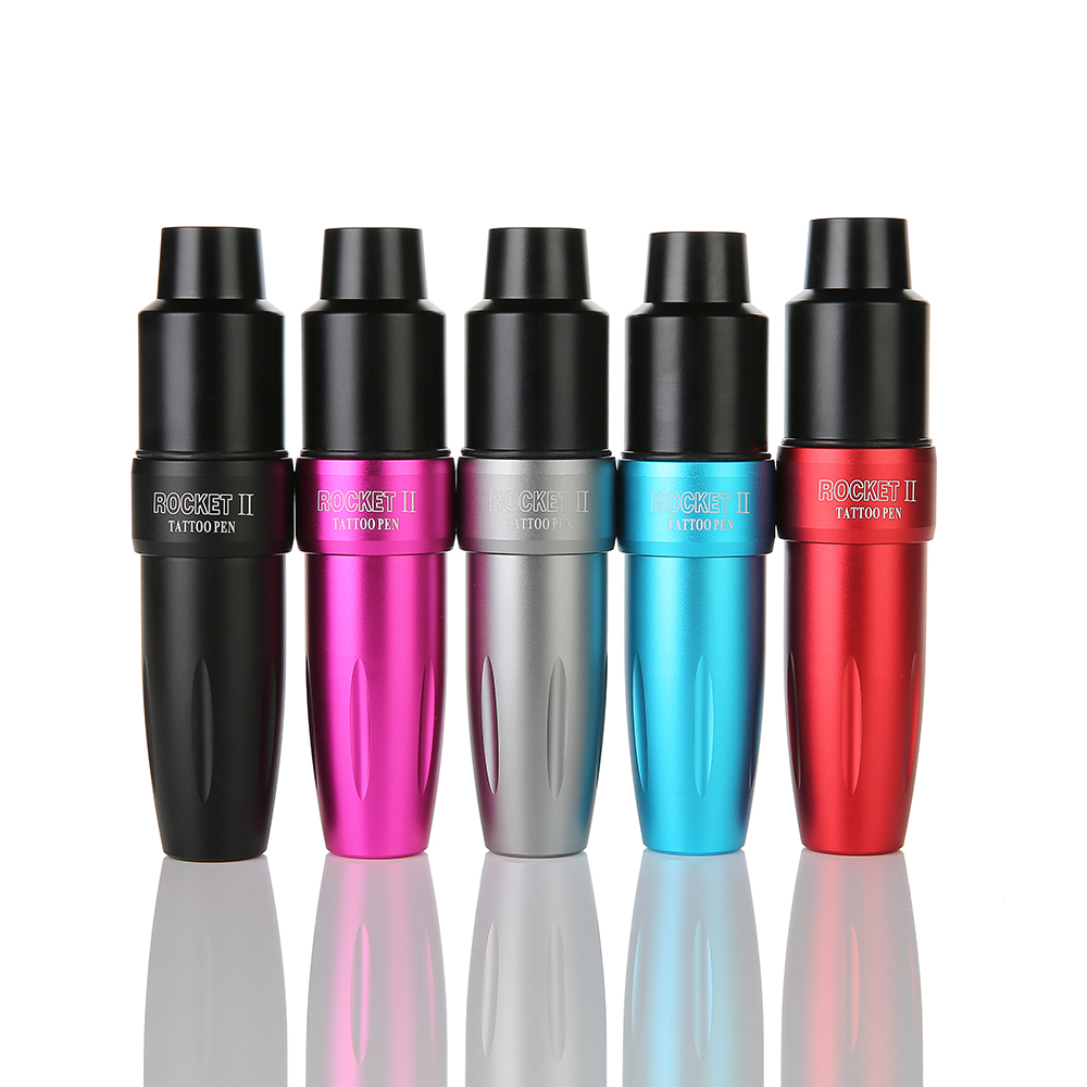 Bộ máy xăm xoay bút rocket v2 mới bút xăm không dây động cơ nhật bản bộ máy xăm 5 màu đủ loại