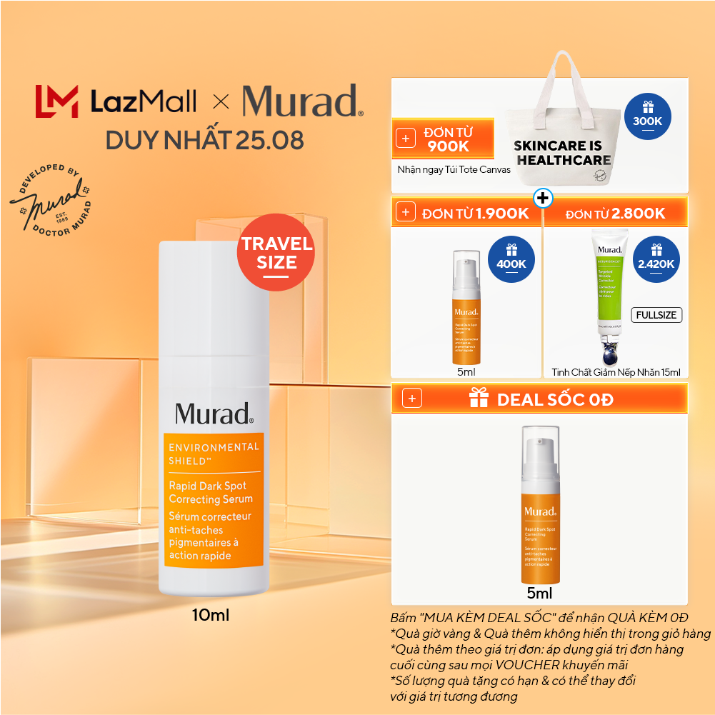 Tinh chất giảm thâm nám nhanh rapid dark spot correcting serum 10ml