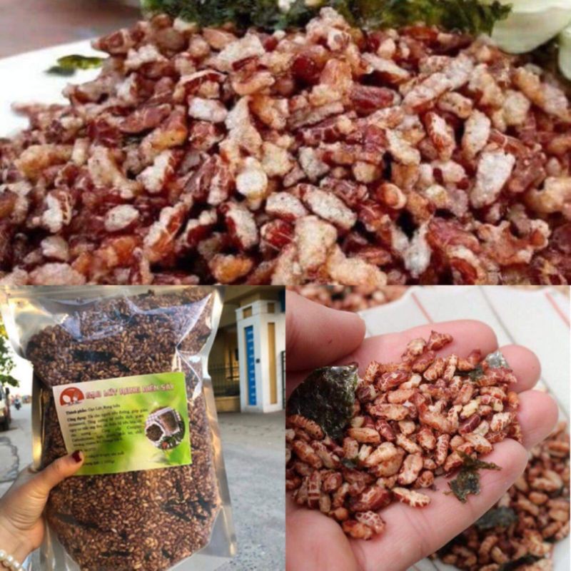Cốm gạo lứt rang rong biển siêu ngon|gói 1kg