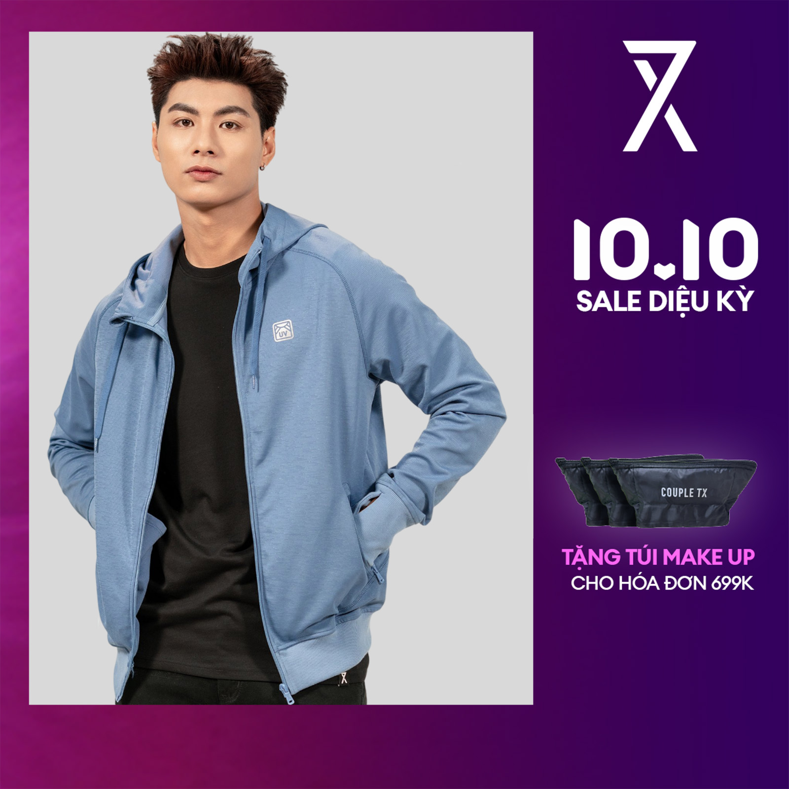 Áo Khoác Chống Nắng UV Nam Couple TX Thun Xược Helios MOK 1045 - 1054 - 1055