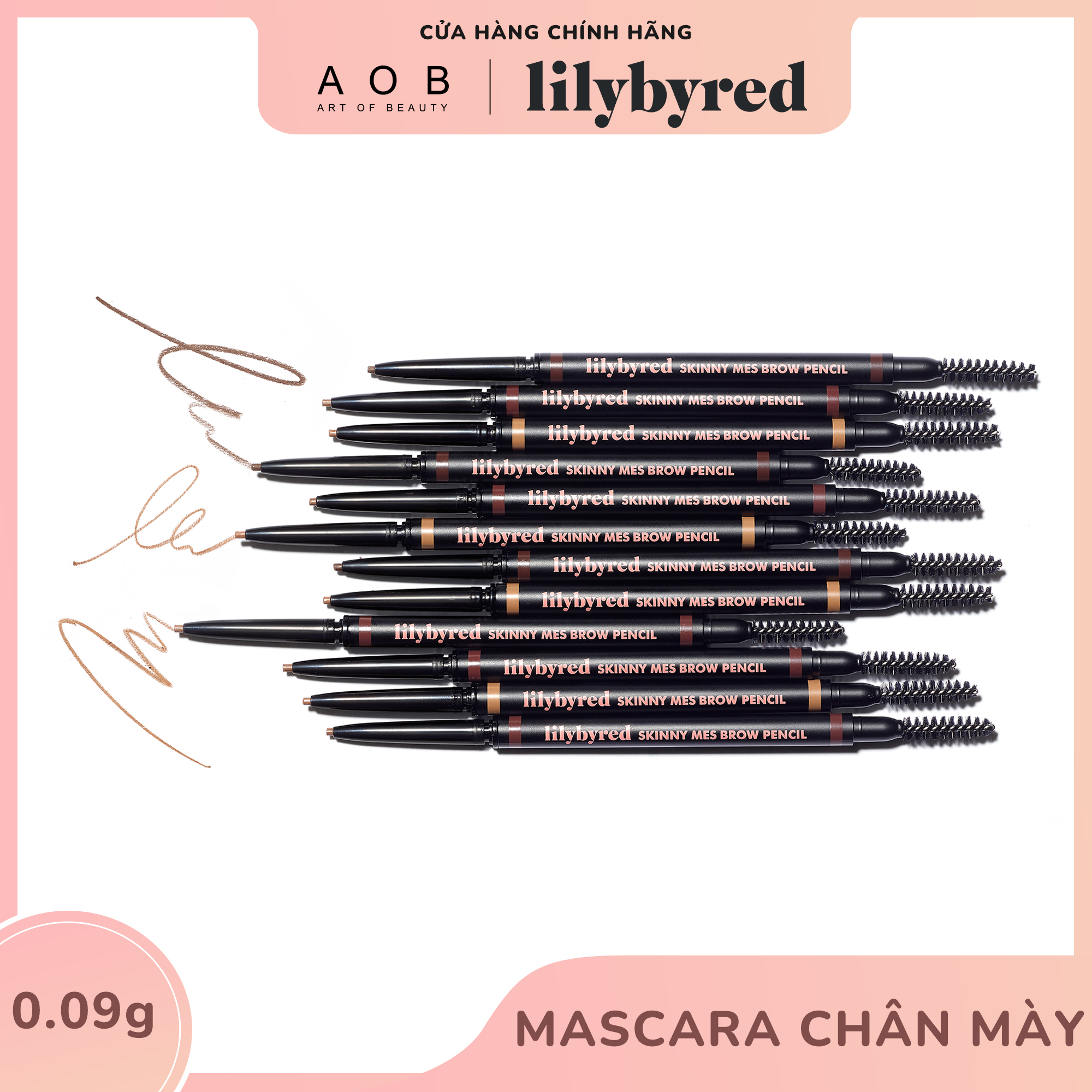 Chì kẻ chân mày Lilybyred SKINNY MES BROW PENCIL (0.09g)