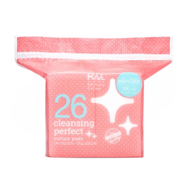 Bông tẩy trang Rii 26 Cleaning Perfect 180 miếng