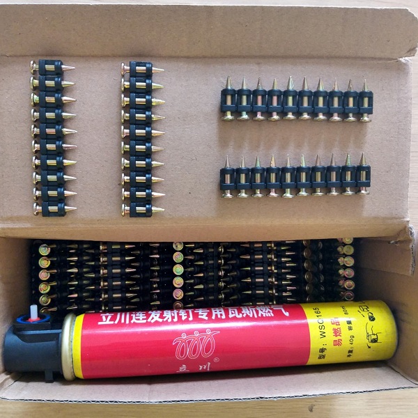 Đinh bắn bê tông 19mm (chọn hộp 1000 đinh +1 gas)
