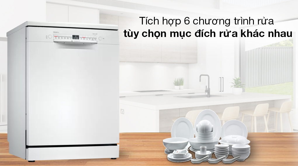 Máy rửa chén độc lập Bosch SMS2IVW01P (Miễn phí giao tại HCM-ngoài tỉnh liên hệ shop) - Máy rửa chén | FptShop.store