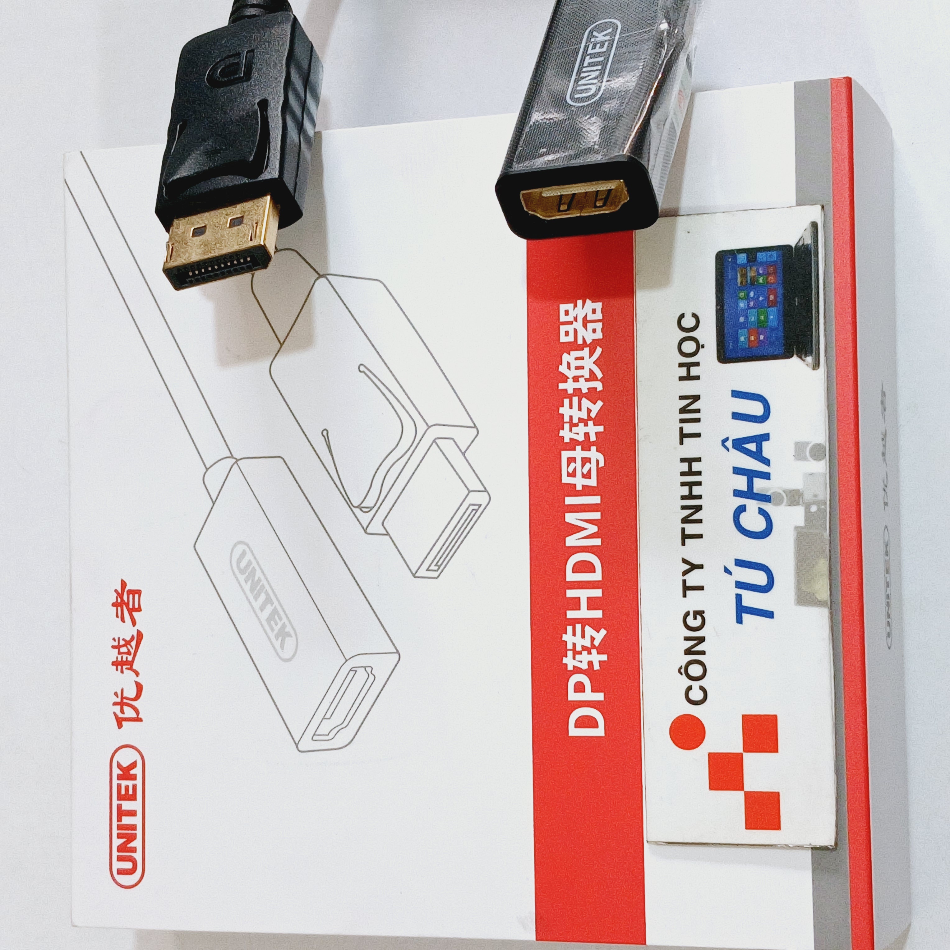 Cáp displayport ra hdmi / cáp dài 20cm