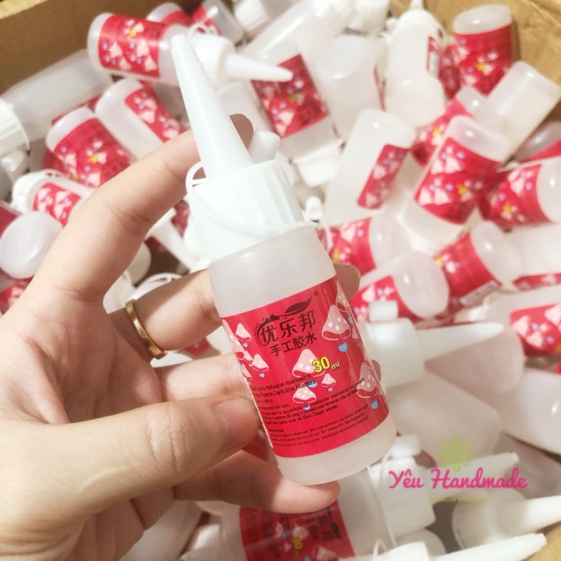 Keo dán vải 30ml - dán mắt thú len