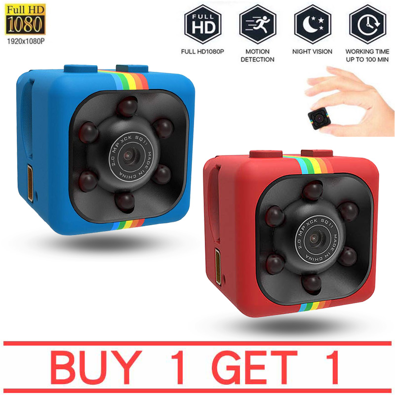 [mua 1 tặng 1]Camera mini yolife SQ11 HD 960P, camera ghi hình cỡ nhỏ cảm biến chuyển động ban đêm, máy quay phim siêu nhỏ DVR DV