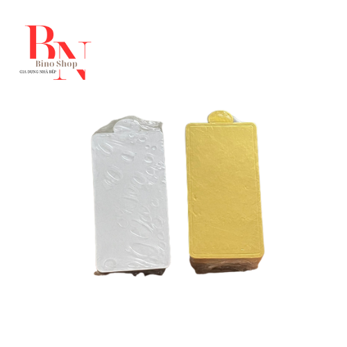 Đế lót bánh kem chữ nhật 5.5cm x 10.5cm - 50 cái