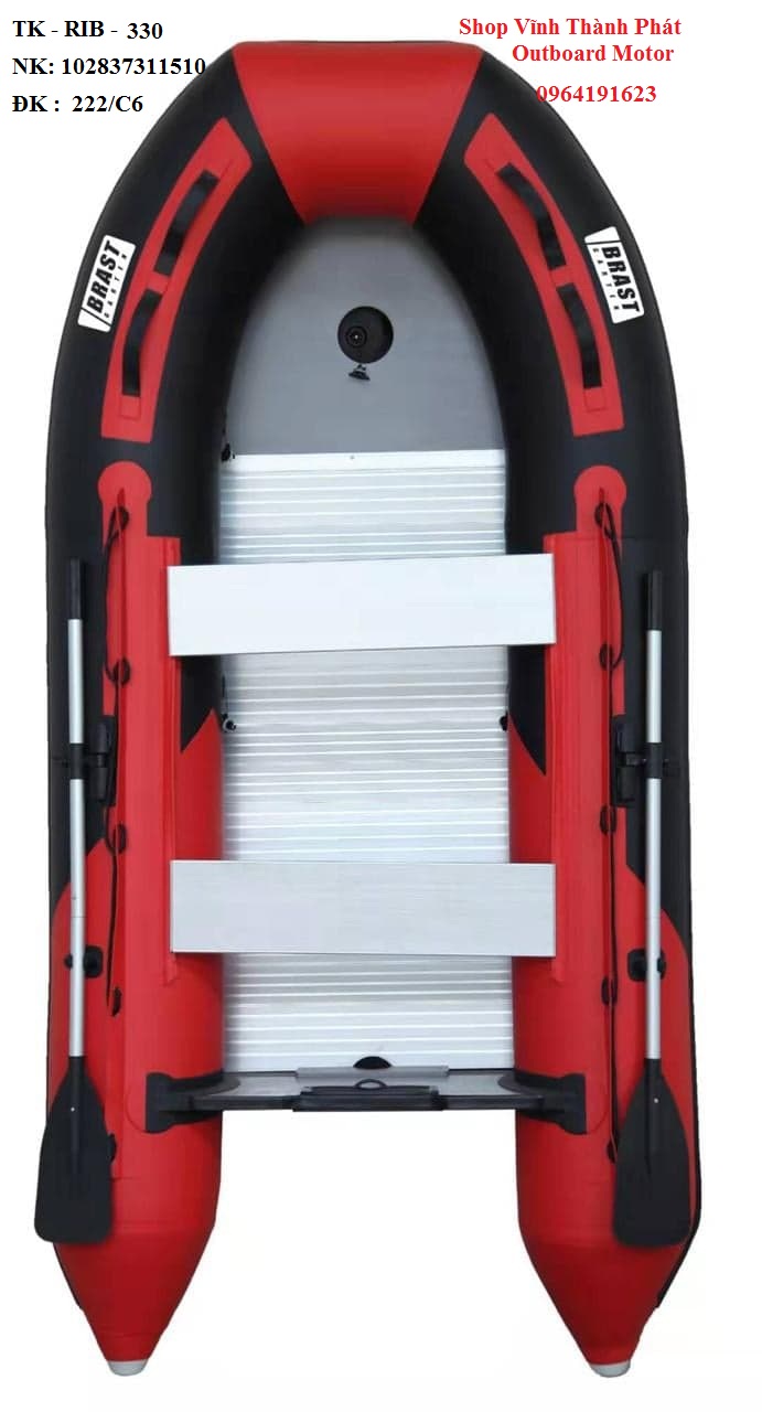 Thuyền phao bơm hơi đáy cứng tkrib330