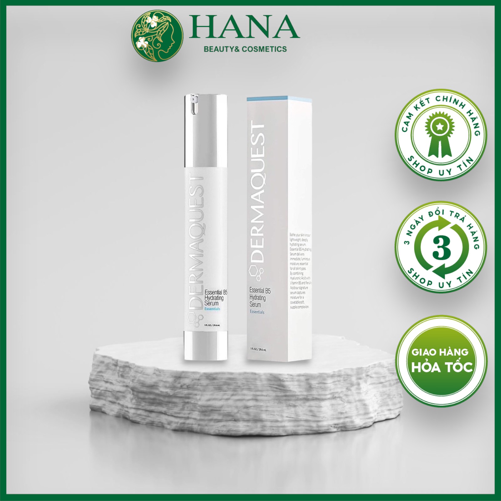 Serum B5 Dermaquest Essential B5 Hydrating dưỡng ẩm phục hồi