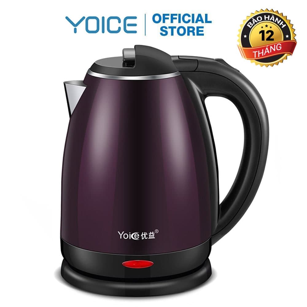 Ấm đun nước siêu tốc yoice 1.8l công suất 1500w