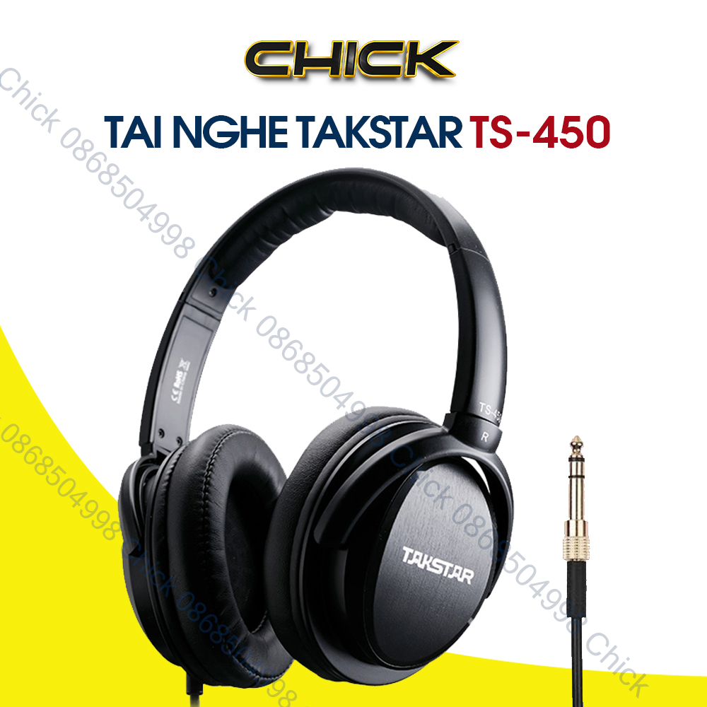 Tai nghe takstar ts-450, tai nghe kiểm âm, kiểm âm tốt, độ nhạy cao, tai nghe chụp tai