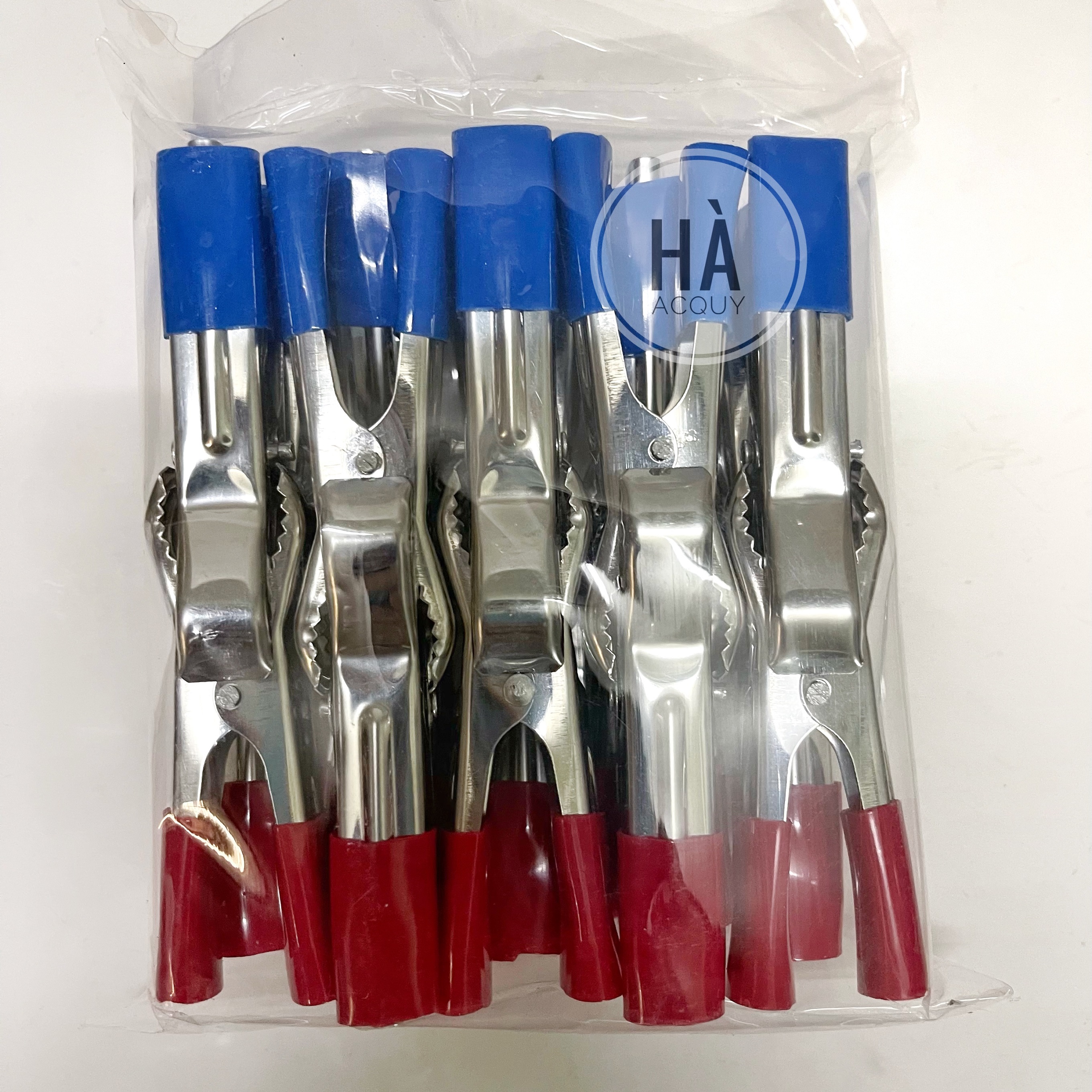 Kẹp ắc quy cá sấu inox không hít 30a -10 cặp