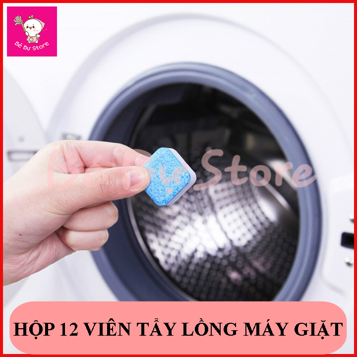 [SIÊU SẠCH] HỘP 12 VIÊN TẨY LỒNG GIẶT CAO CẤP - COMBO 12 VIÊN SỦI LÀM SẠCH VÀ KHỬ MÙI MÁY GIẶT CỰC TỐT