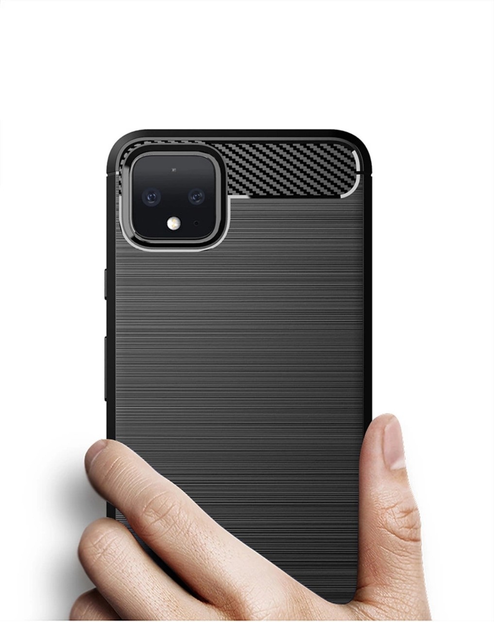 Google Pixel 4XL Ốp chống sốc vân carbon hấp thụ nhiệt cao cấp - Google Pixel 4 XL