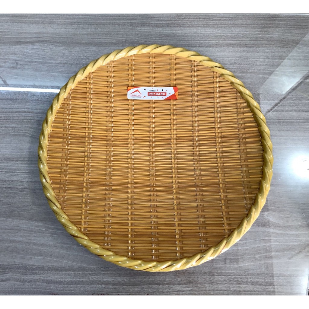 Combo 10 mẹt nhựa giả tre dtr010 34.5cm