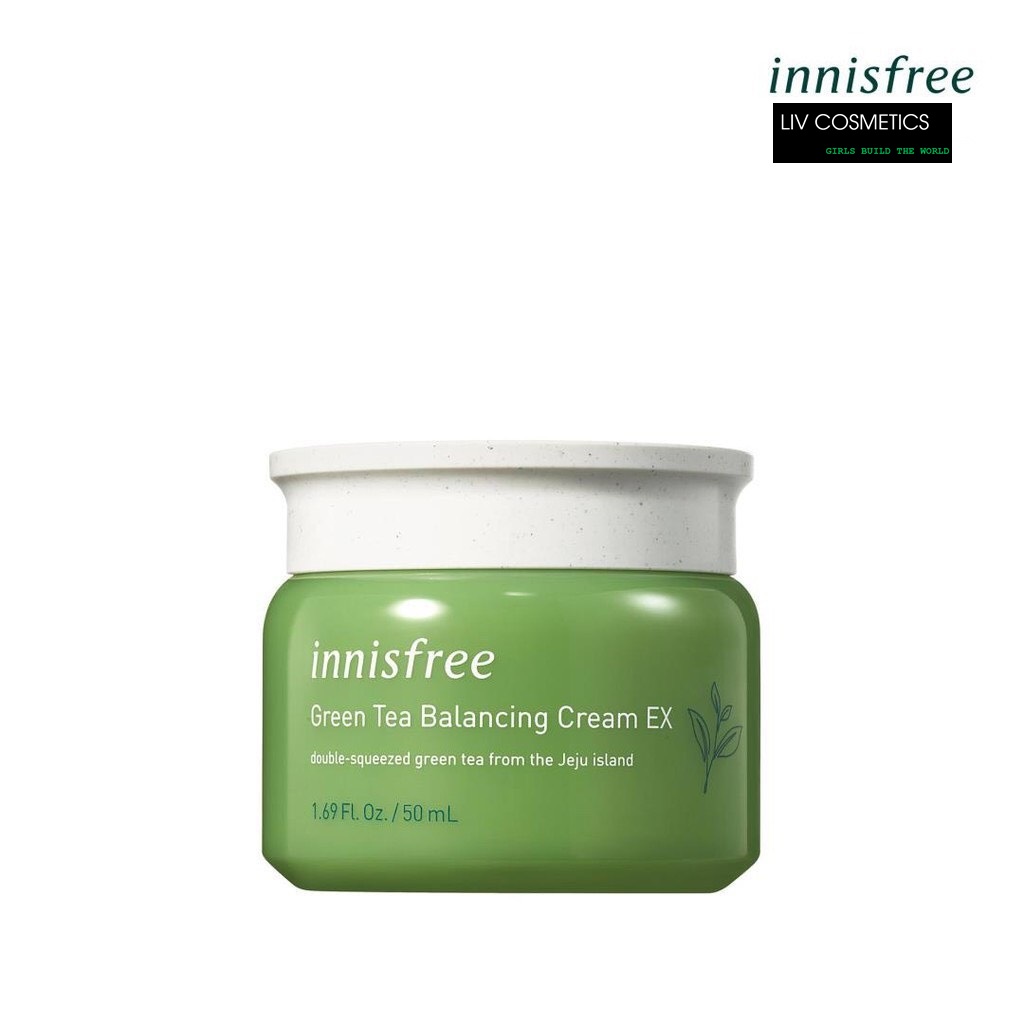 [HCM]Kem dưỡng ẩm trà xanh innisfree Green Tea Balancing Cream Ex 50ml