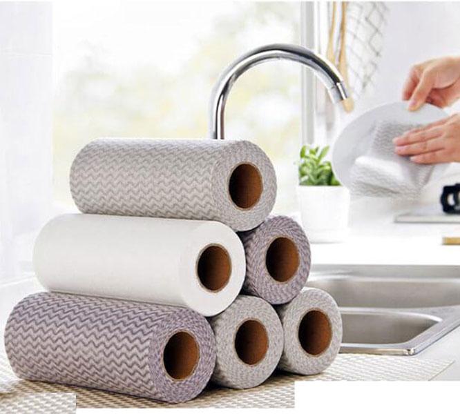 Combo 6 cuộn khăn lau đa năng tiện ích