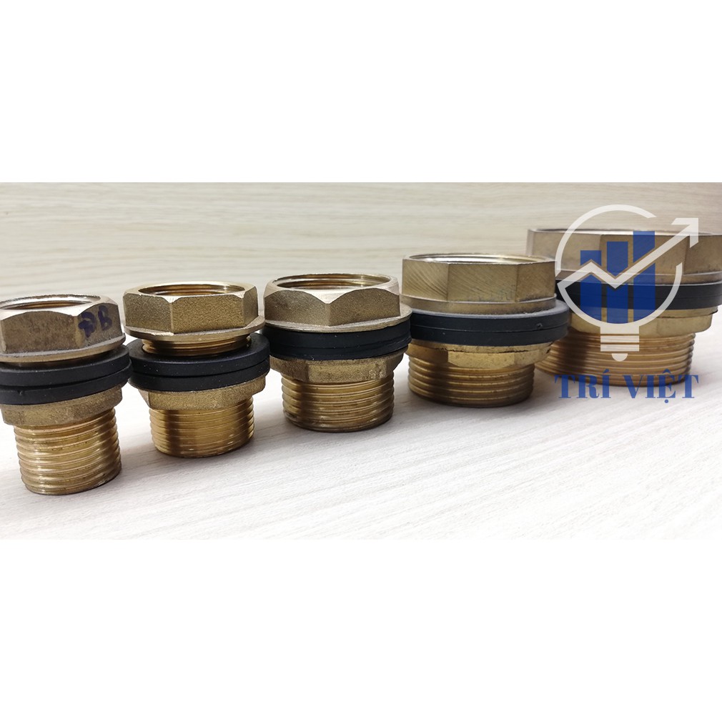 Đấu bồn thau - khớp nối bồn nước phi 21, phi 27, phi 34, phi 42, phi 49, phi 60