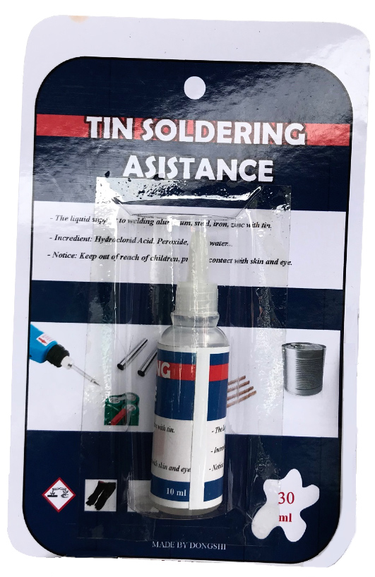 Dung dịch hỗ trợ hàn thiếc - hàn chì với kim loại sắt, thép, inox,… (Dung tích 30ml)