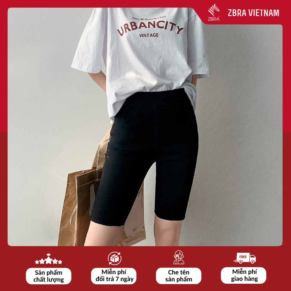 Quần legging nữ lửng ngố, quần ôm body nữ ngắn thiết kế bó sát mềm mịn co giãn tốt Zbra - ZQNM02